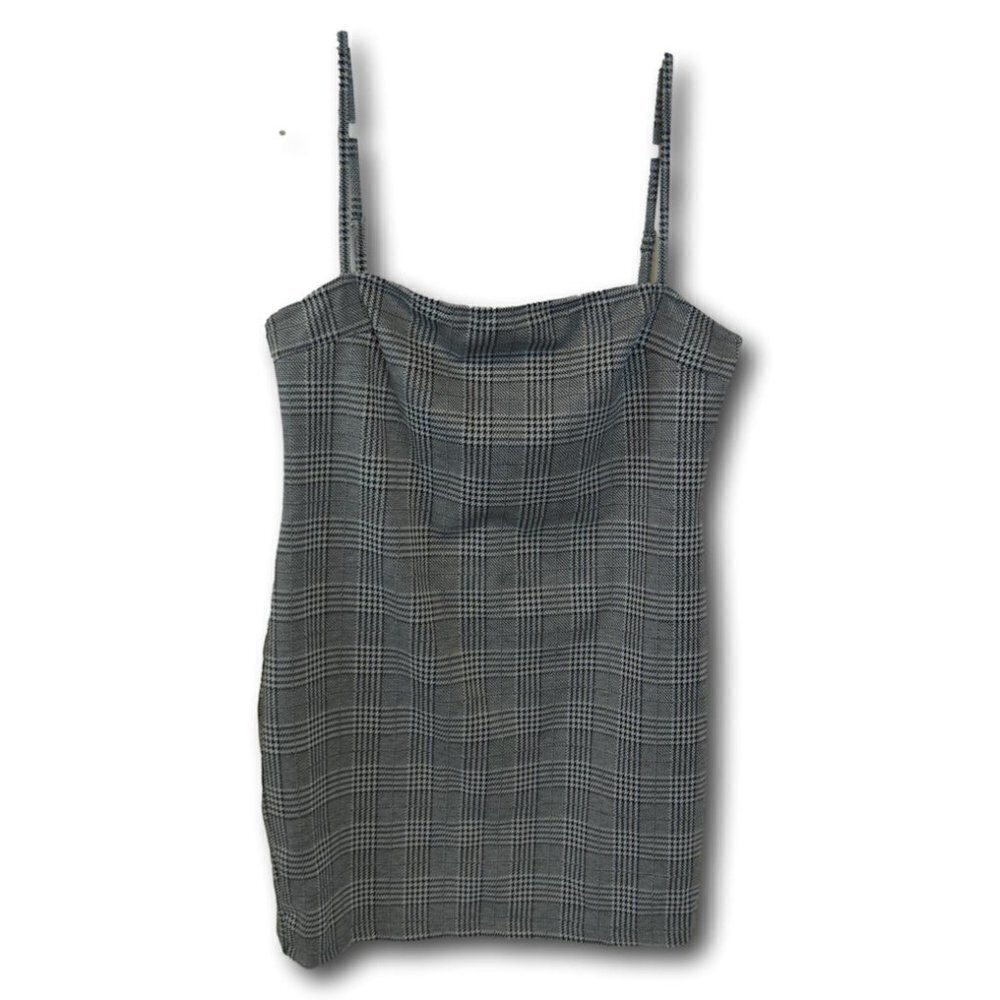 Verdusa Mini Dress Hounds Tooth Dress w Spagetti Straps Size: XL - NWT